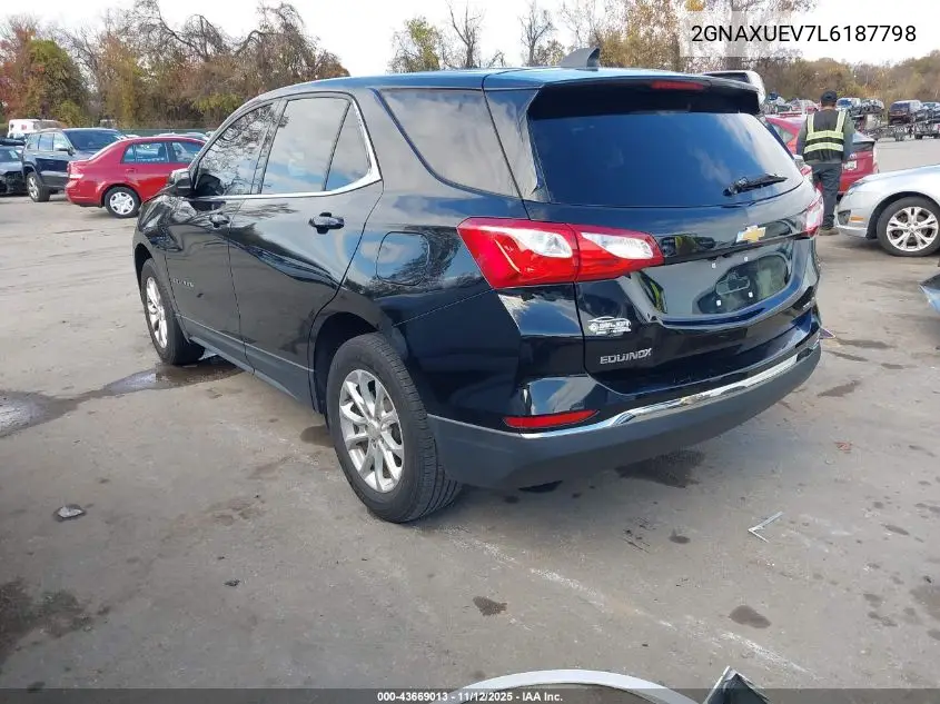 2GNAXUEV7L6187798 2020 Chevrolet Equinox Awd Lt 1.5L Turbo