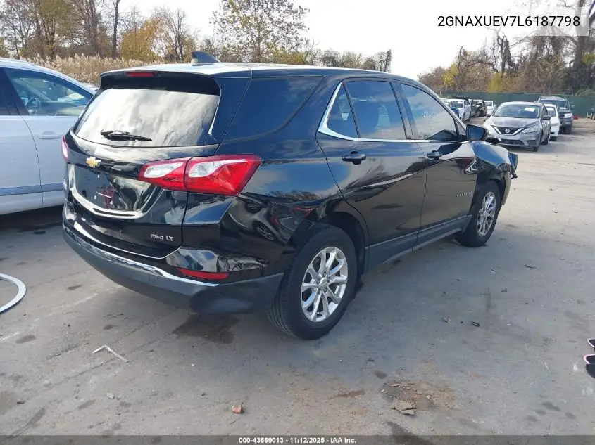 2GNAXUEV7L6187798 2020 Chevrolet Equinox Awd Lt 1.5L Turbo