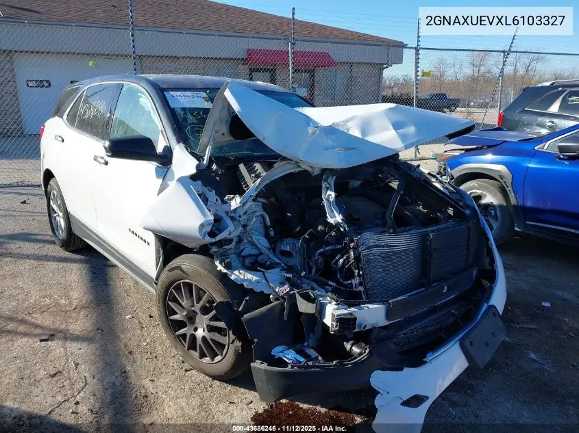 2GNAXUEVXL6103327 2020 Chevrolet Equinox Awd Lt 1.5L Turbo