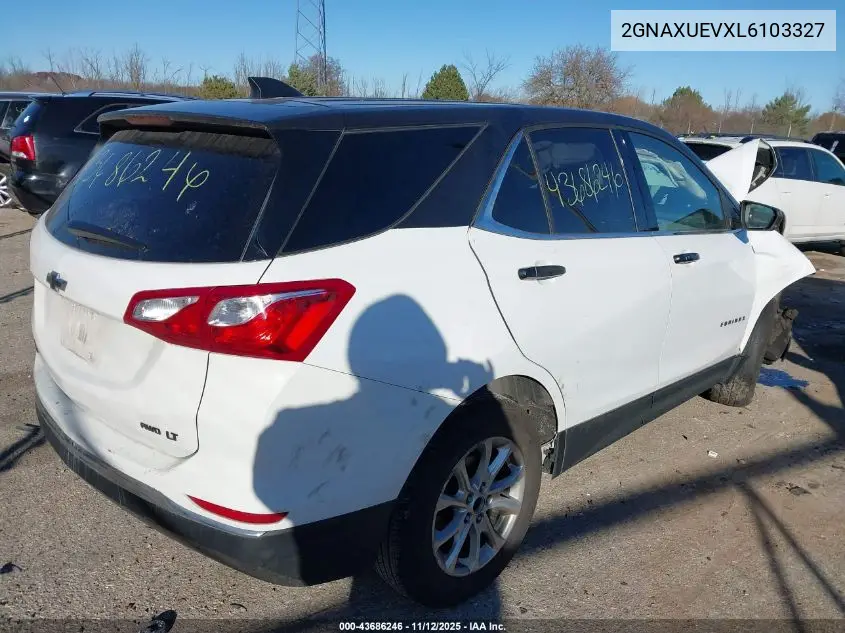 2GNAXUEVXL6103327 2020 Chevrolet Equinox Awd Lt 1.5L Turbo