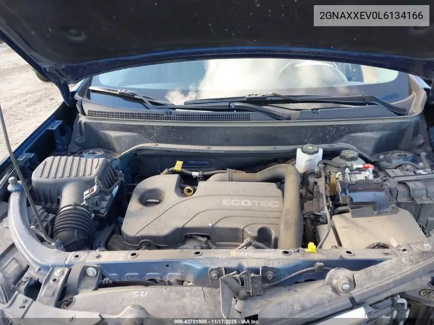 2GNAXXEV0L6134166 2020 Chevrolet Equinox Awd Premier 1.5L Turbo