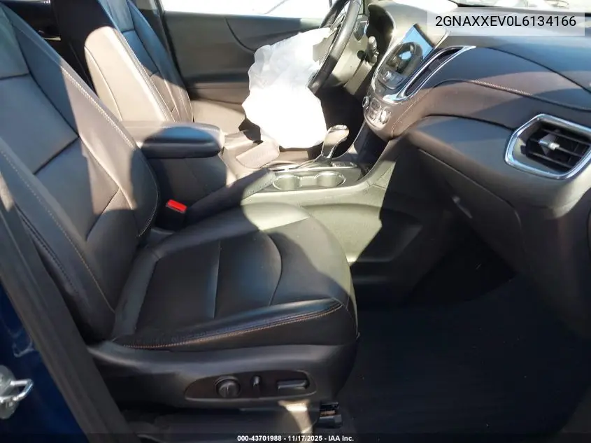 2GNAXXEV0L6134166 2020 Chevrolet Equinox Awd Premier 1.5L Turbo