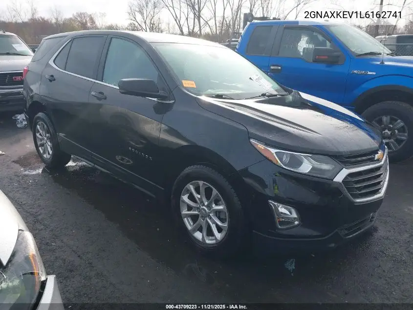 2GNAXKEV1L6162741 2020 Chevrolet Equinox Fwd Lt 1.5L Turbo