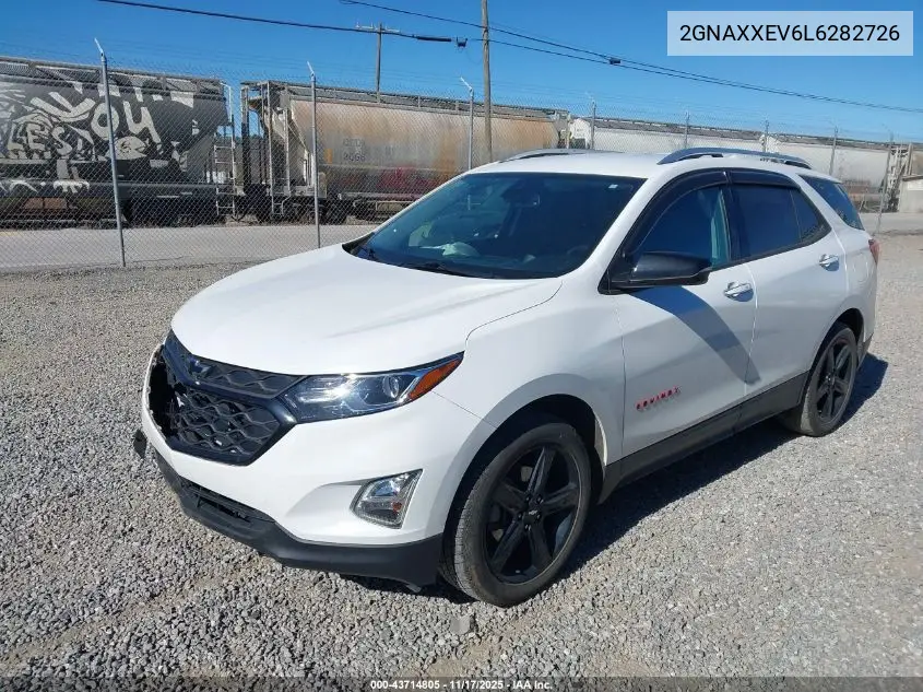 2GNAXXEV6L6282726 2020 Chevrolet Equinox Awd Premier 1.5L Turbo