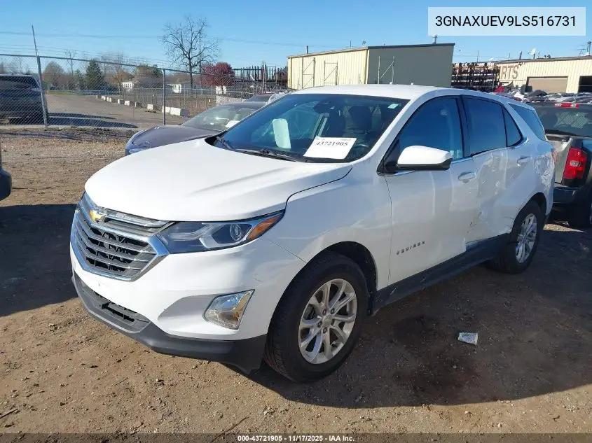 3GNAXUEV9LS516731 2020 Chevrolet Equinox Awd Lt 1.5L Turbo