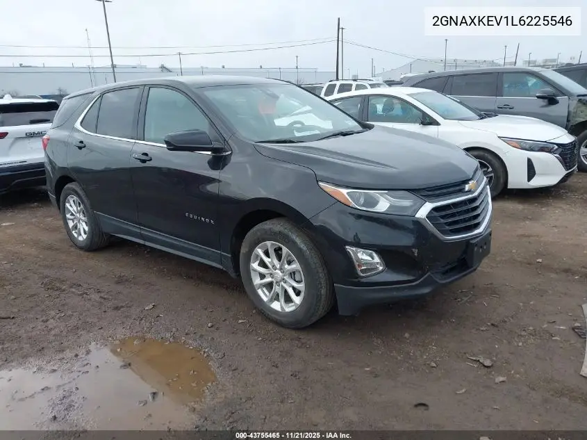 2GNAXKEV1L6225546 2020 Chevrolet Equinox Fwd Lt 1.5L Turbo