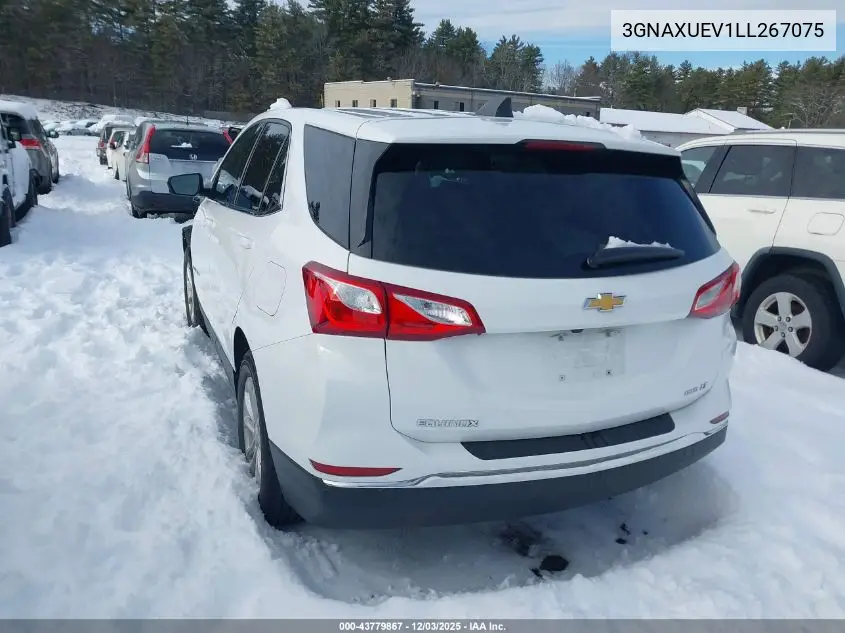 3GNAXUEV1LL267075 2020 Chevrolet Equinox Awd Lt 1.5L Turbo