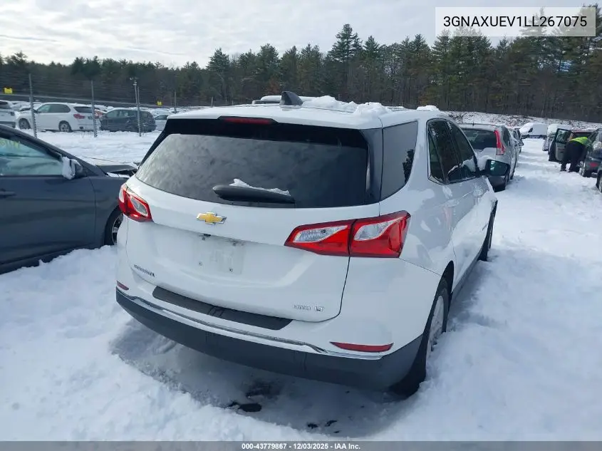 3GNAXUEV1LL267075 2020 Chevrolet Equinox Awd Lt 1.5L Turbo
