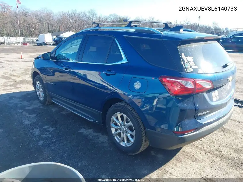 2GNAXUEV8L6140733 2020 Chevrolet Equinox Awd Lt 1.5L Turbo