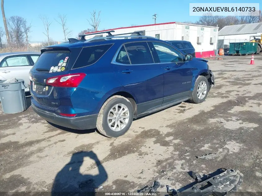 2GNAXUEV8L6140733 2020 Chevrolet Equinox Awd Lt 1.5L Turbo