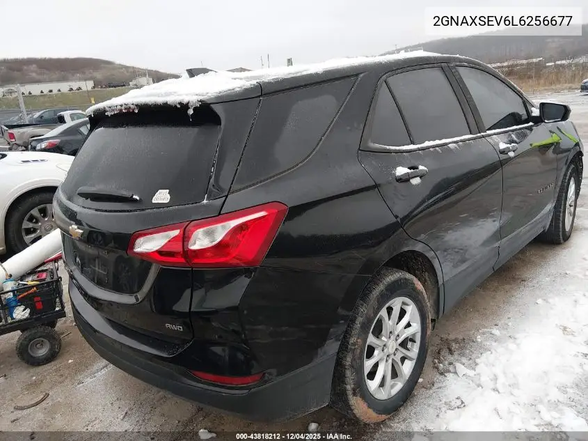 2GNAXSEV6L6256677 2020 Chevrolet Equinox Awd Ls