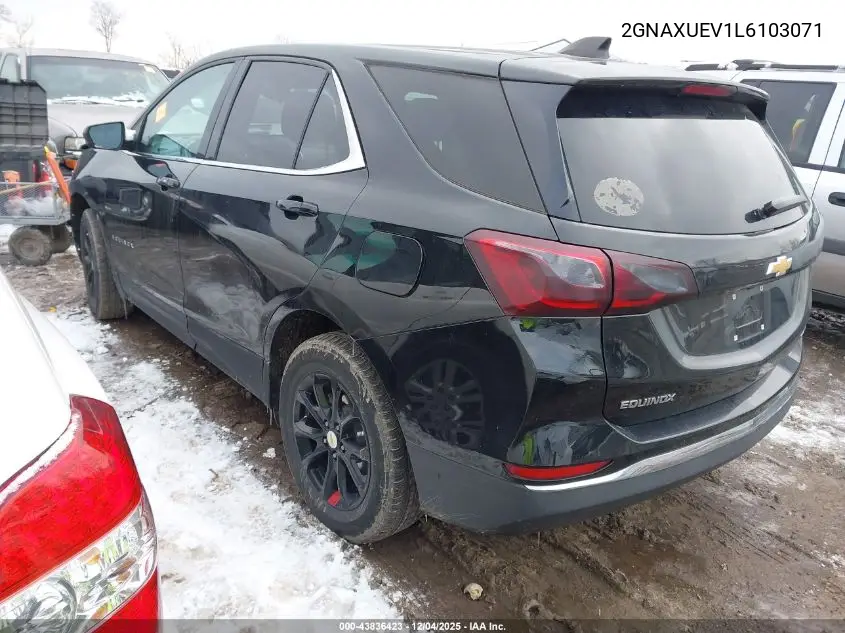 2GNAXUEV1L6103071 2020 Chevrolet Equinox Awd Lt 1.5L Turbo