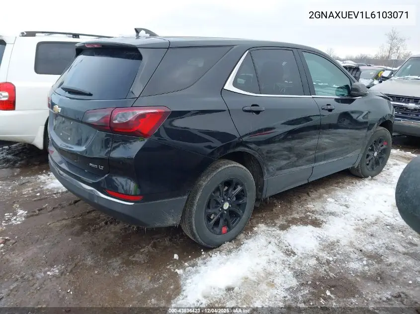 2GNAXUEV1L6103071 2020 Chevrolet Equinox Awd Lt 1.5L Turbo