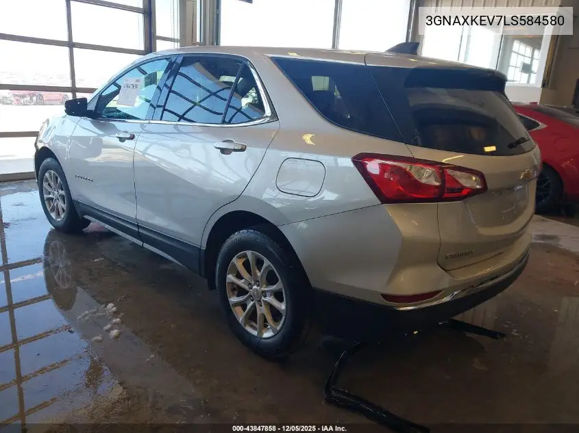 3GNAXKEV7LS584580 2020 Chevrolet Equinox Fwd Lt 1.5L Turbo