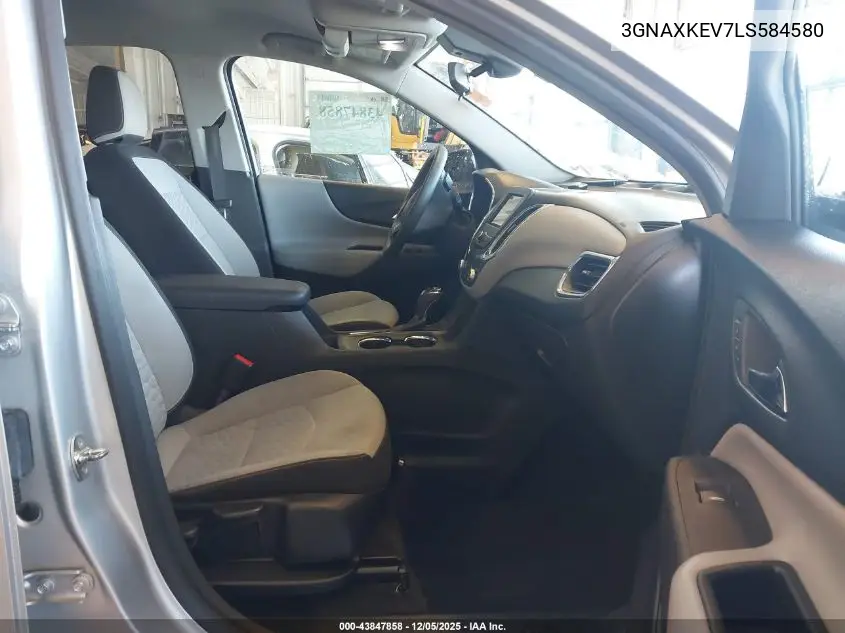 3GNAXKEV7LS584580 2020 Chevrolet Equinox Fwd Lt 1.5L Turbo