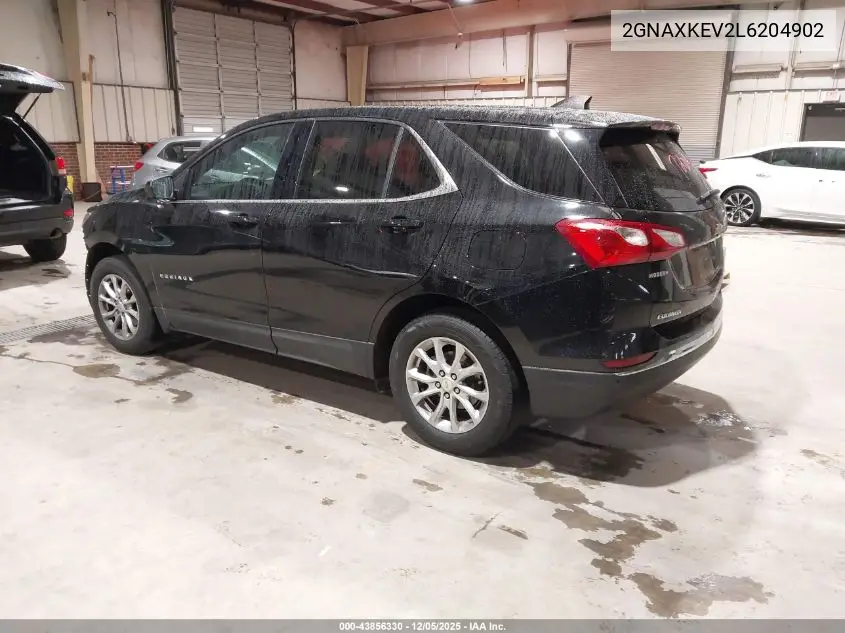 2GNAXKEV2L6204902 2020 Chevrolet Equinox Fwd Lt 1.5L Turbo