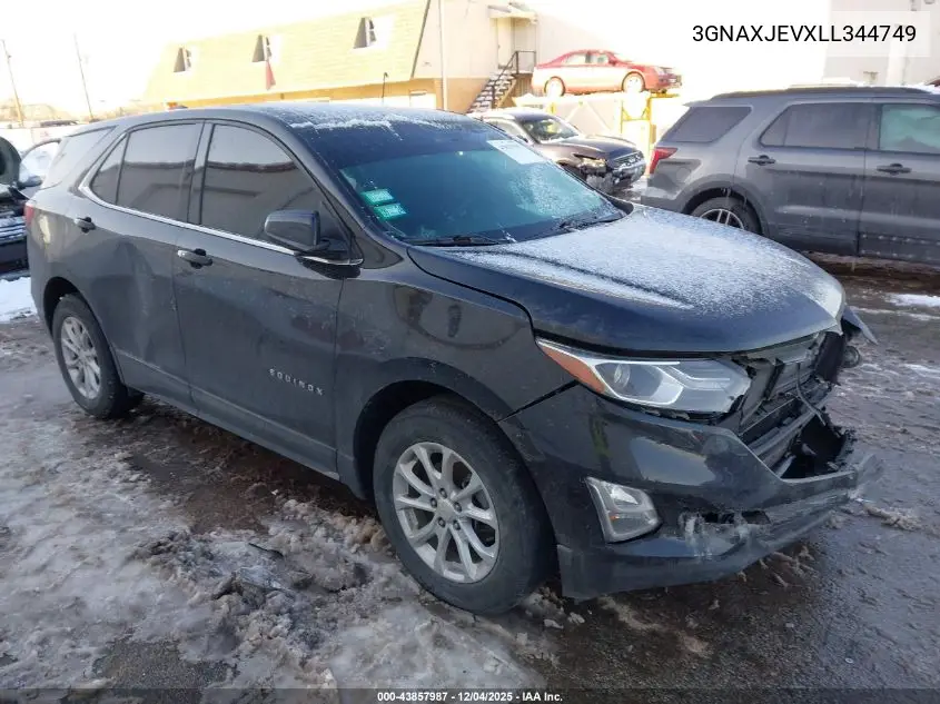 3GNAXJEVXLL344749 2020 Chevrolet Equinox Fwd 2Fl