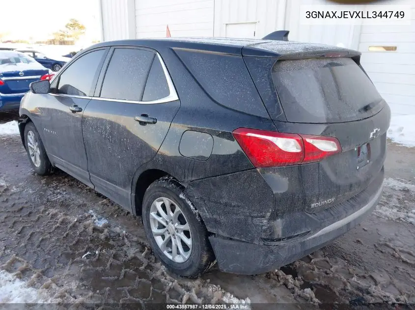 3GNAXJEVXLL344749 2020 Chevrolet Equinox Fwd 2Fl