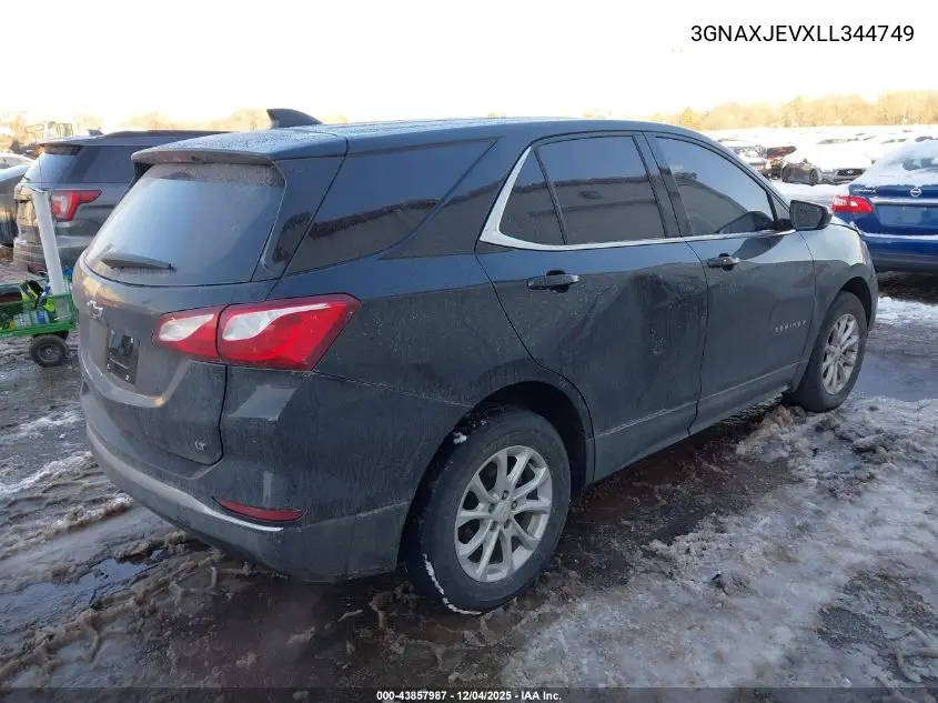 3GNAXJEVXLL344749 2020 Chevrolet Equinox Fwd 2Fl