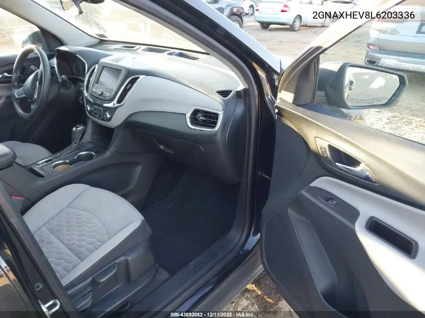 2GNAXHEV8L6203336 2020 Chevrolet Equinox Fwd Ls
