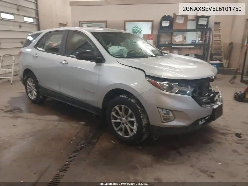 2GNAXSEV5L6101750 2020 Chevrolet Equinox Ls