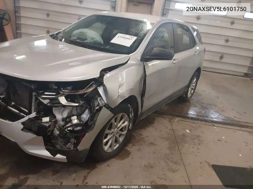 2GNAXSEV5L6101750 2020 Chevrolet Equinox Ls