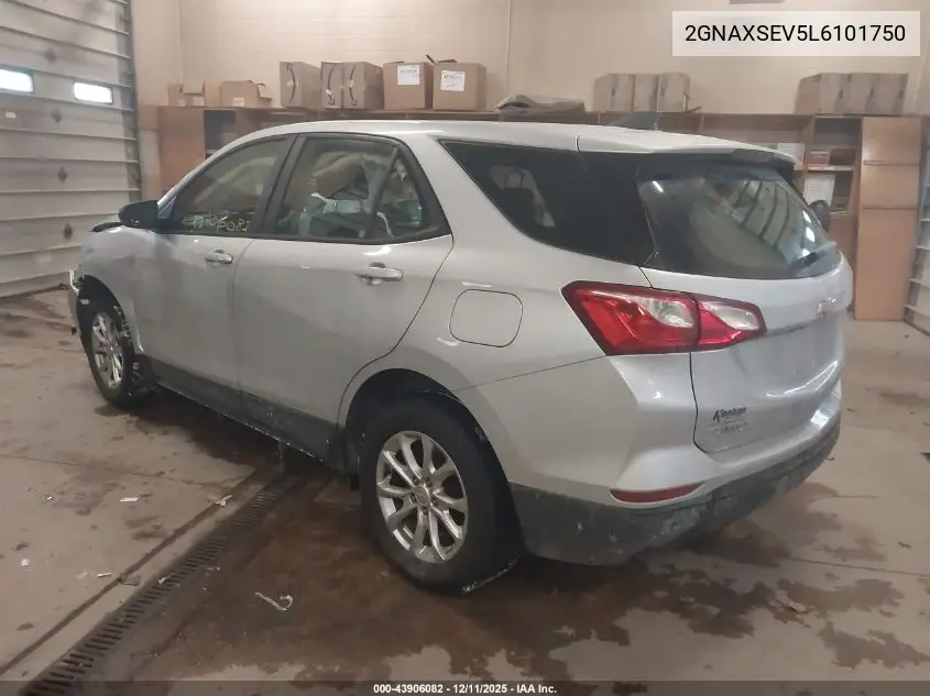 2GNAXSEV5L6101750 2020 Chevrolet Equinox Ls