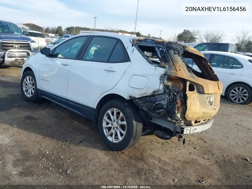 2GNAXHEV1L6156456 2020 Chevrolet Equinox Fwd Ls