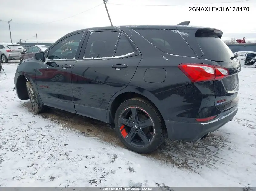2GNAXLEX3L6128470 2020 Chevrolet Equinox Fwd Lt 2.0L Turbo