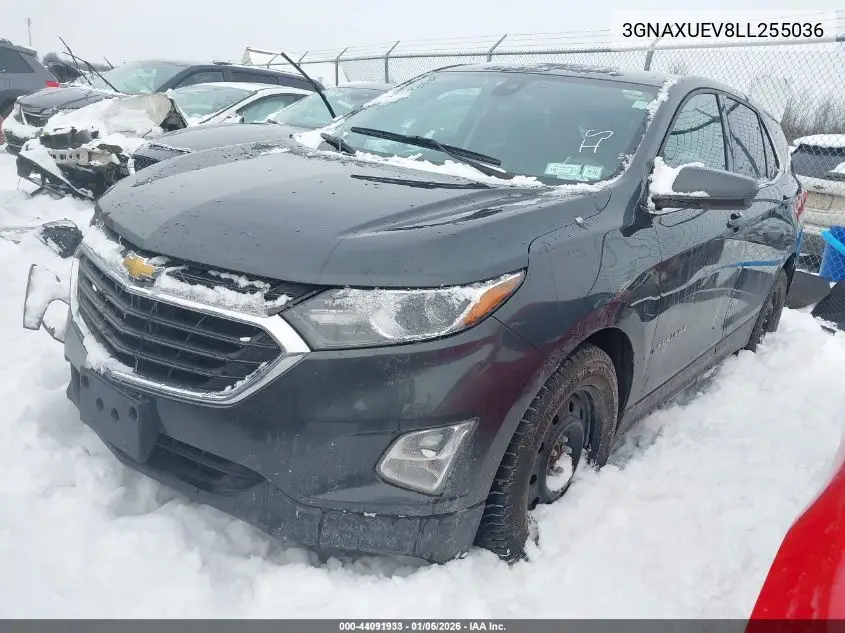 3GNAXUEV8LL255036 2020 Chevrolet Equinox Awd Lt 1.5L Turbo