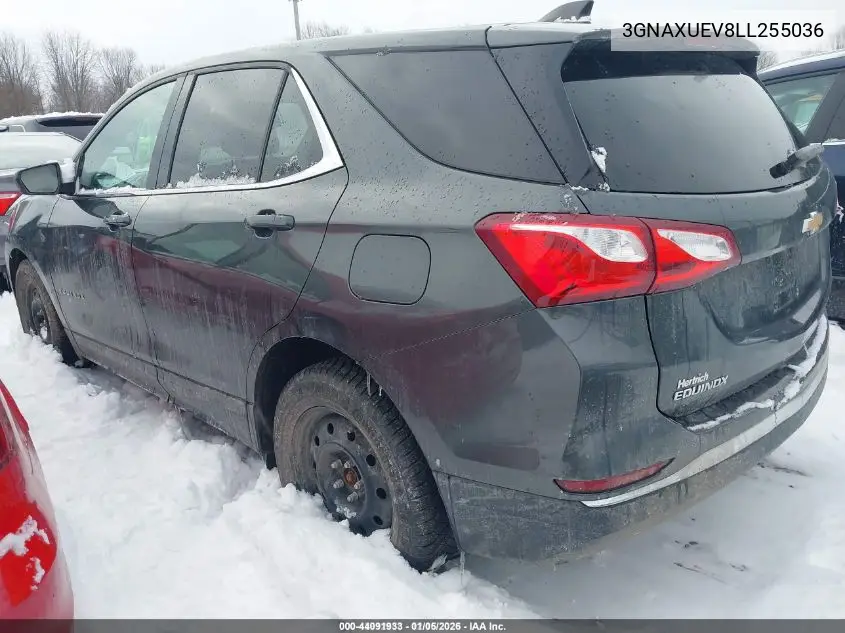 3GNAXUEV8LL255036 2020 Chevrolet Equinox Awd Lt 1.5L Turbo