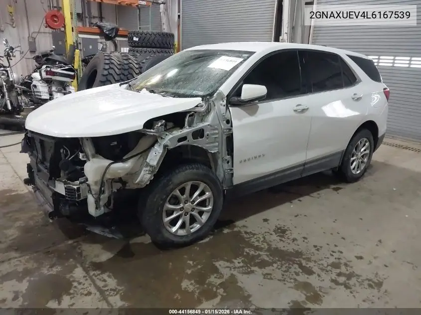 2GNAXUEV4L6167539 2020 Chevrolet Equinox Awd Lt 1.5L Turbo