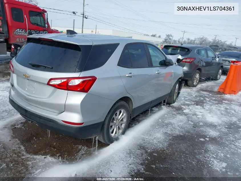 3GNAXHEV1LS704361 2020 Chevrolet Equinox Fwd Ls