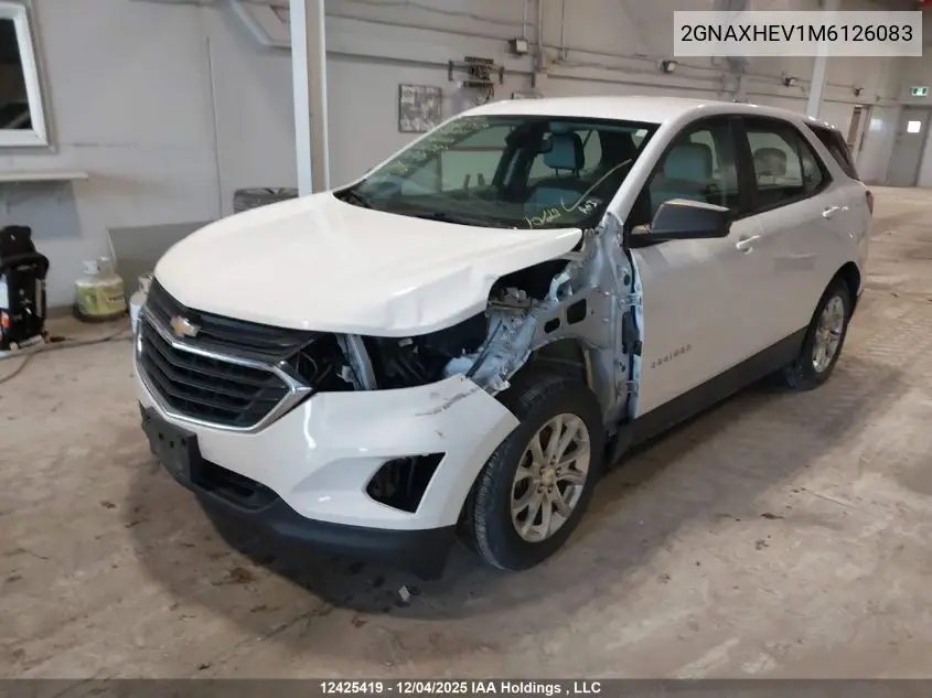 2GNAXHEV1M6126083 2021 Chevrolet Equinox Ls