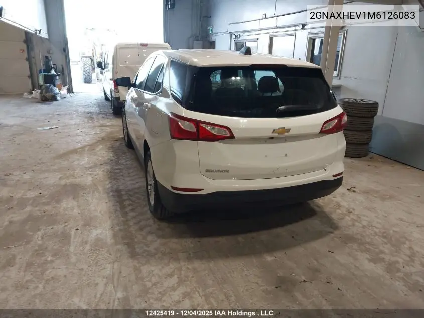 2GNAXHEV1M6126083 2021 Chevrolet Equinox Ls
