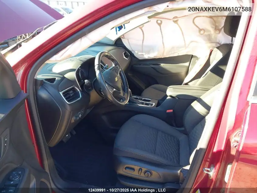 2GNAXKEV6M6107588 2021 Chevrolet Equinox Lt