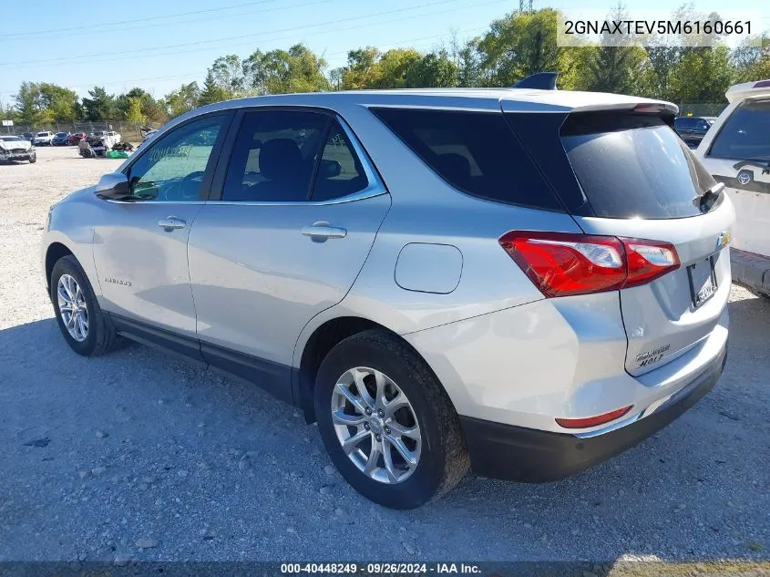 2021 Chevrolet Equinox Awd 2Fl VIN: 2GNAXTEV5M6160661 Lot: 40448249