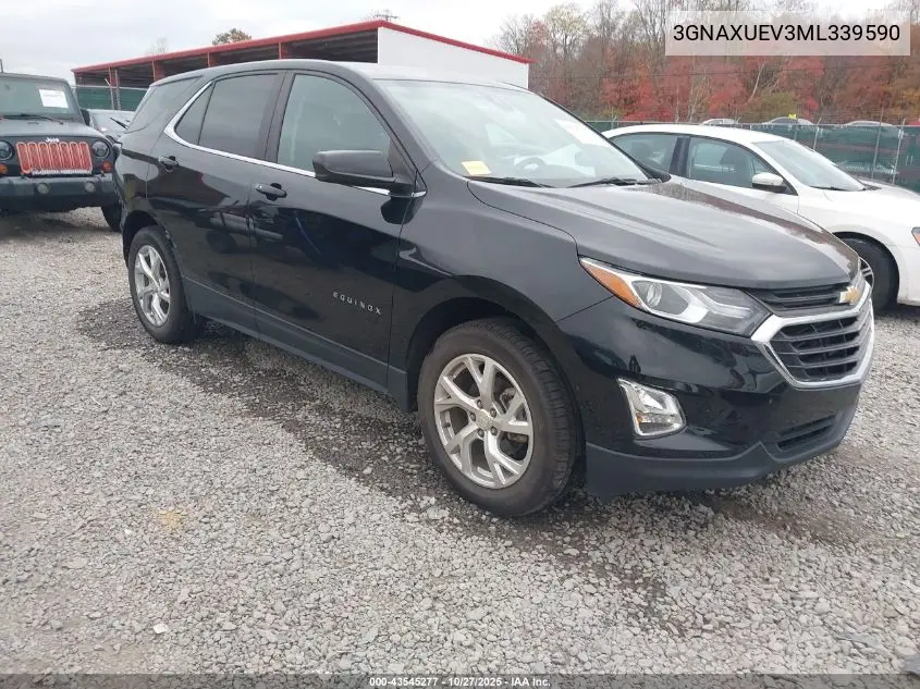 3GNAXUEV3ML339590 2021 Chevrolet Equinox Awd Lt