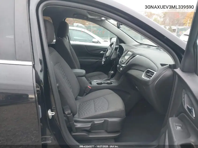 3GNAXUEV3ML339590 2021 Chevrolet Equinox Awd Lt