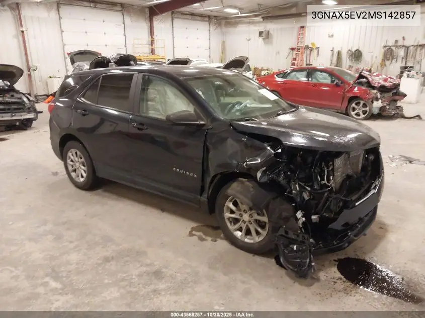 3GNAX5EV2MS142857 2021 Chevrolet Equinox Awd 1Fl