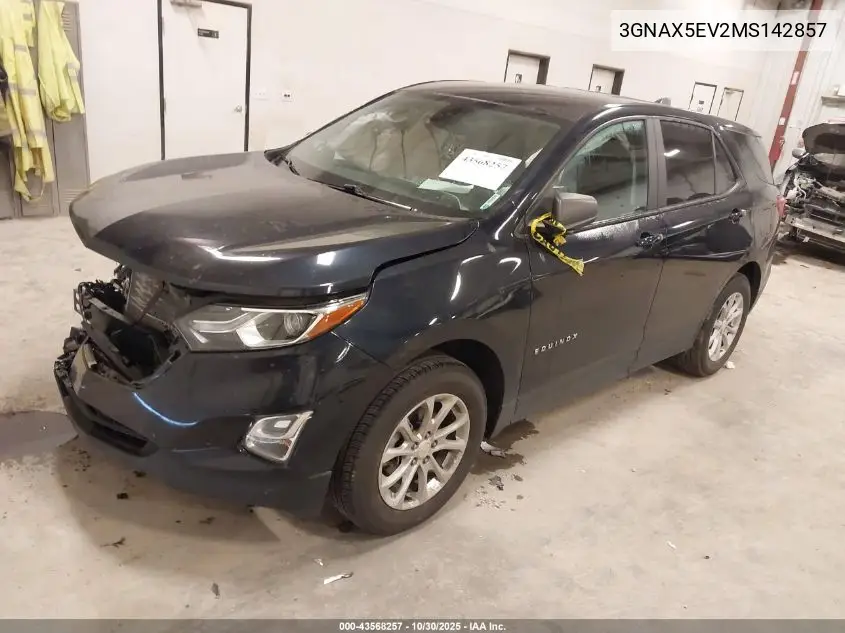 3GNAX5EV2MS142857 2021 Chevrolet Equinox Awd 1Fl