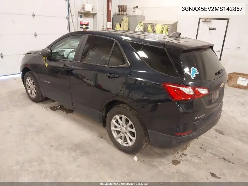 3GNAX5EV2MS142857 2021 Chevrolet Equinox Awd 1Fl