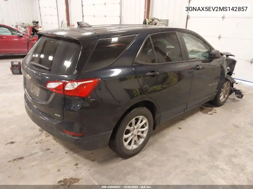3GNAX5EV2MS142857 2021 Chevrolet Equinox Awd 1Fl