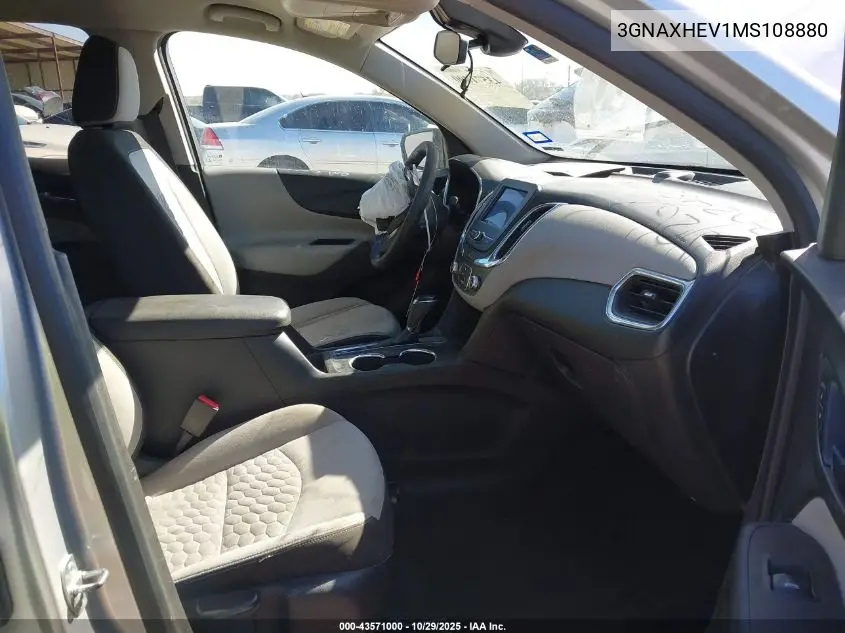 3GNAXHEV1MS108880 2021 Chevrolet Equinox Fwd Ls