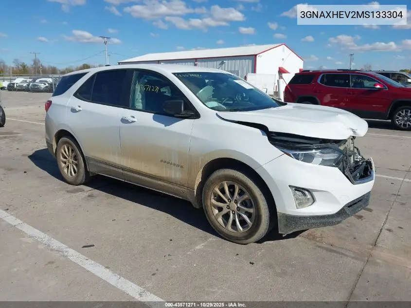 3GNAXHEV2MS133304 2021 Chevrolet Equinox Fwd Ls