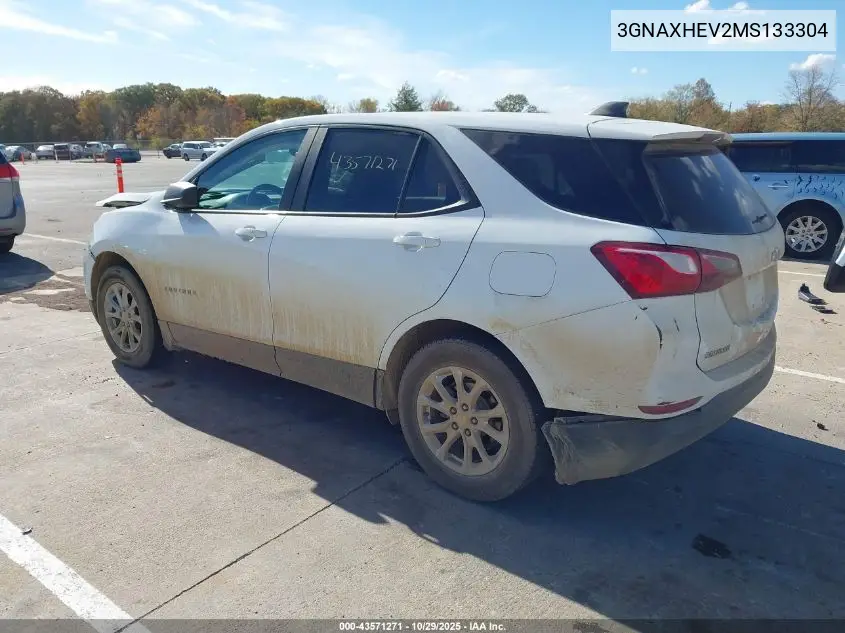 3GNAXHEV2MS133304 2021 Chevrolet Equinox Fwd Ls