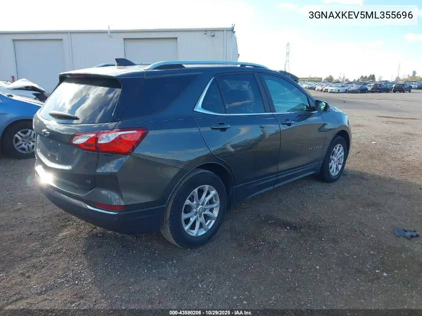 3GNAXKEV5ML355696 2021 Chevrolet Equinox Fwd Lt