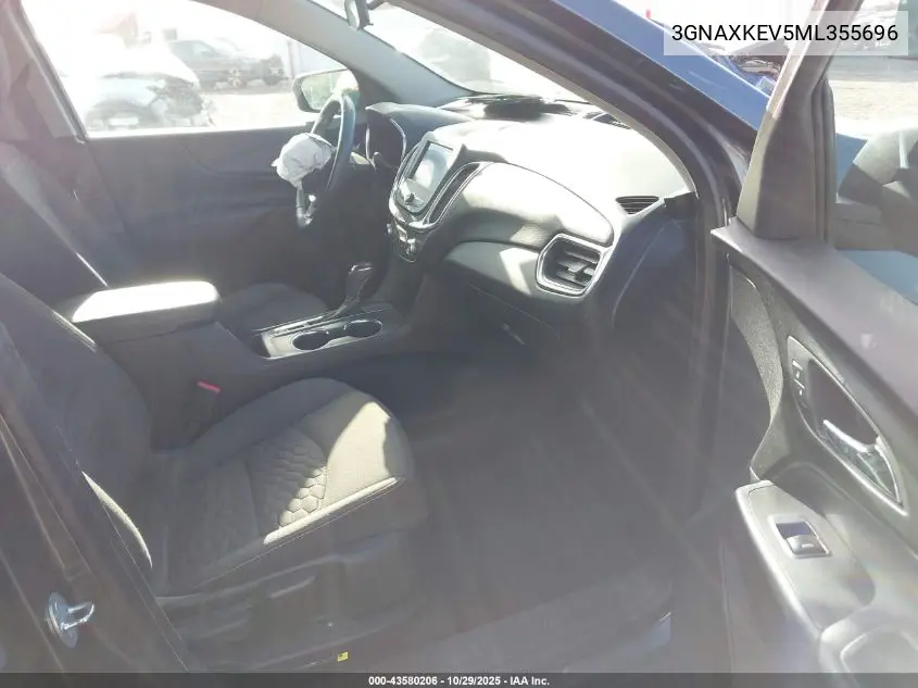 3GNAXKEV5ML355696 2021 Chevrolet Equinox Fwd Lt