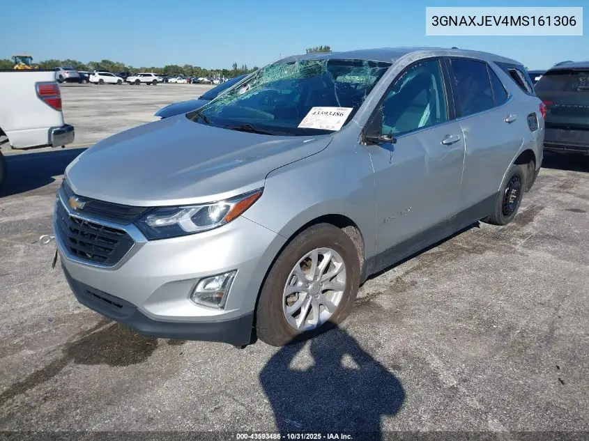 3GNAXJEV4MS161306 2021 Chevrolet Equinox Fwd 2Fl