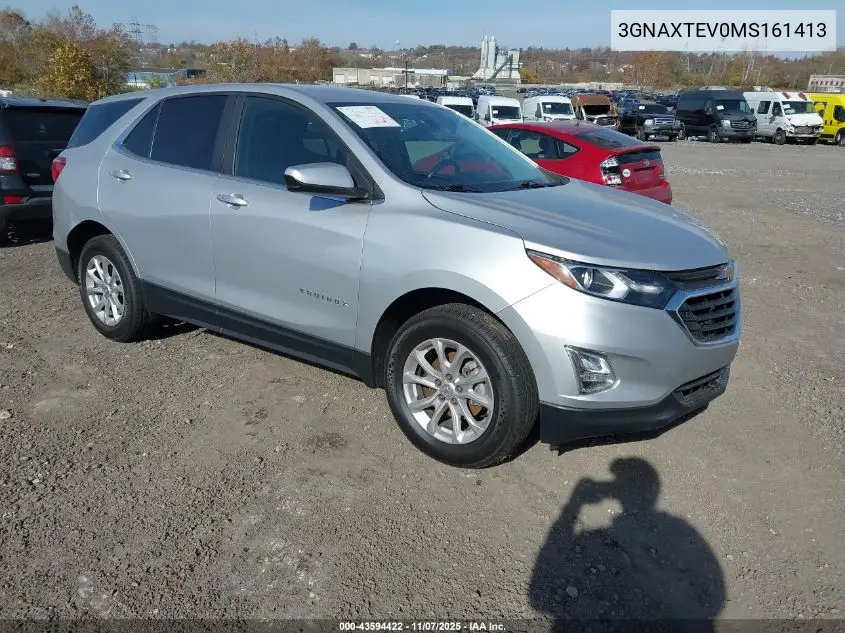 3GNAXTEV0MS161413 2021 Chevrolet Equinox Awd 2Fl